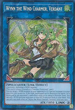 Wynn the Wind Charmer, Verdant (V.3 - Secret Rare)⁣ - Quarter Century Bonanza⁣ (Secret Rare)⁣ [045]