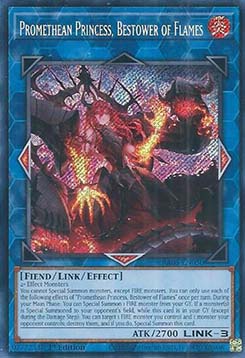 Promethean Princess, Bestower of Flames (V.3 - Secret Rare)⁣ - Quarter Century Bonanza⁣ (Secret Rare)⁣ [050]