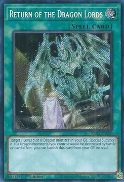 Return of the Dragon Lords (V.3 - Secret Rare)⁣ - Quarter Century Bonanza⁣ (Secret Rare)⁣ [060]