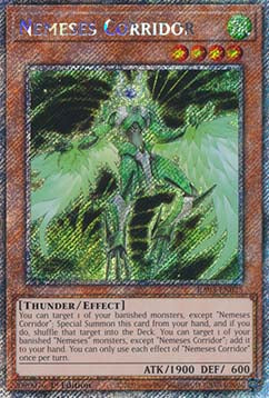 Nemeses Corridor (V.4 - Platinum Secret Rare)⁣ - Quarter Century Bonanza⁣ (Platinum Secret Rare)⁣ [025]