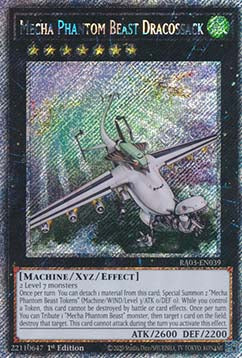 Mecha Phantom Beast Dracossack (V.4 - Platinum Secret Rare) - Quarter Century Bonanza (Platinum Secret Rare) [RA03-039]