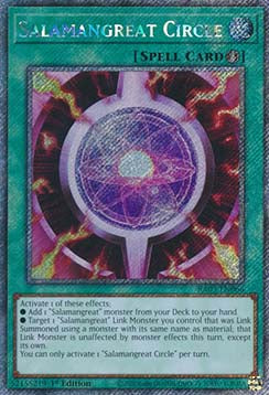 Salamangreat Circle (V.4 - Platinum Secret Rare)⁣ - Quarter Century Bonanza⁣ (Platinum Secret Rare)⁣ [066]