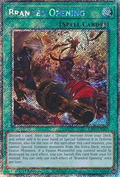 Branded Opening (V.4 - Platinum Secret Rare)⁣ - Quarter Century Bonanza⁣ (Platinum Secret Rare)⁣ [070]