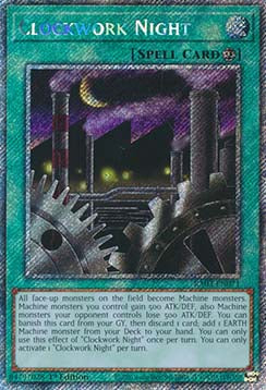 Clockwork Night (V.4 - Platinum Secret Rare)⁣ - Quarter Century Bonanza⁣ (Platinum Secret Rare)⁣ [071]