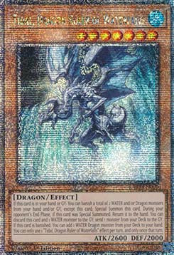Tidal, Dragon Ruler of Waterfalls (V.5 - Quarter Century Secret Rare)⁣ - Quarter Century Bonanza⁣ (Quarter Century Secret Rare)⁣ [009]