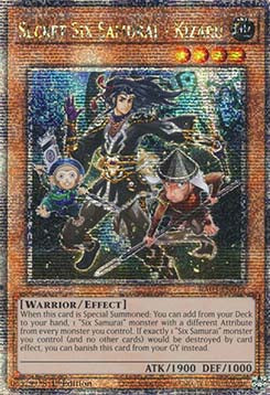 Secret Six Samurai - Kizaru (V.5 - Quarter Century Secret Rare)⁣ - Quarter Century Bonanza⁣ (Quarter Century Secret Rare)⁣ [017]