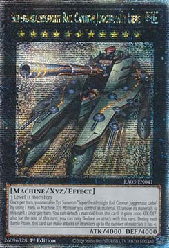 Superdreadnought Rail Cannon Juggernaut Liebe (V.5 - Quarter Century Secret Rare)⁣ - Quarter Century Bonanza⁣ (Quarter Century Secret Rare)⁣ [041]