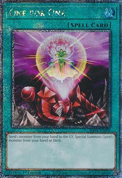 One for One (V.9 - Quarter Century Secret Rare) - Quarter Century Bonanza (Quarter Century Secret Rare) [RA03-056]