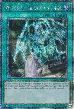 Return of the Dragon Lords (V.5 - Quarter Century Secret Rare)⁣ - Quarter Century Bonanza⁣ (Quarter Century Secret Rare)⁣ [060]