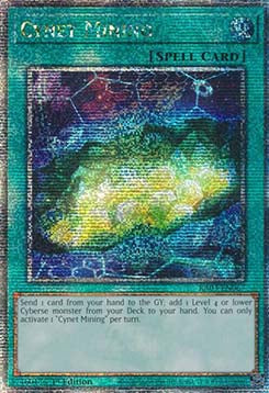 Cynet Mining (V.5 - Quarter Century Secret Rare)⁣ - Quarter Century Bonanza⁣ (Quarter Century Secret Rare)⁣ [067]
