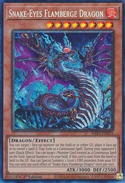 Snake-Eyes Flamberge Dragon (V.5 - Collectors Rare)⁣ - Quarter Century Bonanza⁣ (Collectors Rare)⁣ [033]