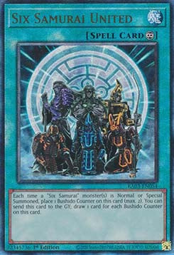 Six Samurai United (V.7 - Ultimate Rare)⁣ - Quarter Century Bonanza⁣ (Ultimate Rare)⁣ [054]