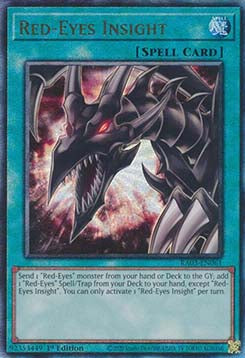 Red-Eyes Insight (V.7 - Ultimate Rare) - Quarter Century Bonanza (Ultimate Rare) [RA03-061]
