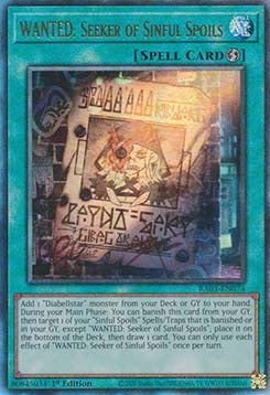 WANTED: Seeker of Sinful Spoils (V.6 - Ultimate Rare)⁣ - Quarter Century Bonanza⁣ (Ultimate Rare)⁣ [074]