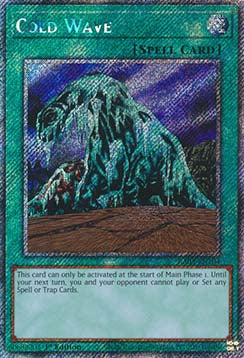 Cold Wave (V.1 - Platinum Secret Rare)⁣ - Quarter Century Bonanza⁣ (Platinum Secret Rare)⁣ [104]