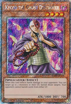 Kycoo the Ghost Destroyer (V.1 - Platinum Secret Rare)⁣ - Quarter Century Bonanza⁣ (Platinum Secret Rare)⁣ [110]