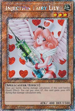 Injection Fairy Lily (V.1 - Platinum Secret Rare)⁣ - Quarter Century Bonanza⁣ (Platinum Secret Rare)⁣ [117]