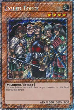 Exiled Force (V.1 - Platinum Secret Rare)⁣ - Quarter Century Bonanza⁣ (Platinum Secret Rare)⁣ [119]