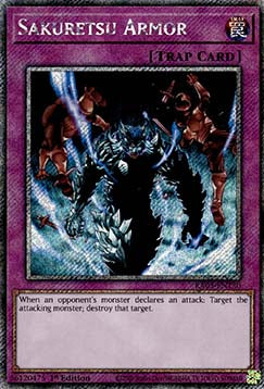 Sakuretsu Armor (V.1 - Platinum Secret Rare) - Quarter Century Bonanza (Platinum Secret Rare) [RA03-130]