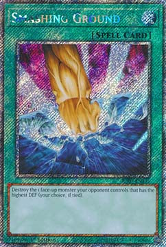 Smashing Ground (V.1 - Platinum Secret Rare) - Quarter Century Bonanza (Platinum Secret Rare) [RA03-135]