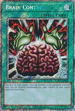 Brain Control (V.1 - Platinum Secret Rare)⁣ - Quarter Century Bonanza⁣ (Platinum Secret Rare)⁣ [154]