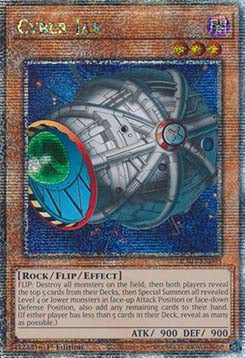 Cyber Jar (V.2 - Quarter Century Secret Rare)⁣ - Quarter Century Bonanza⁣ (Quarter Century Secret Rare)⁣ [095]