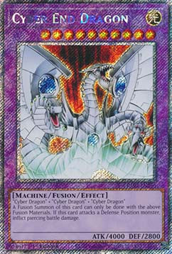 Cyber End Dragon (V.1 - Platinum Secret Rare) - Quarter Century Bonanza (Platinum Secret Rare) [RA03-156]