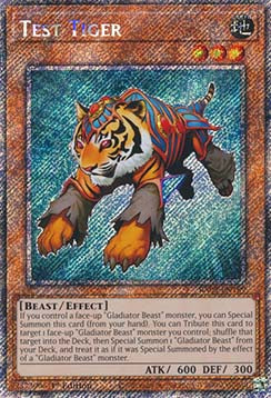 Test Tiger (V.1 - Platinum Secret Rare)⁣ - Quarter Century Bonanza⁣ (Platinum Secret Rare)⁣ [189]