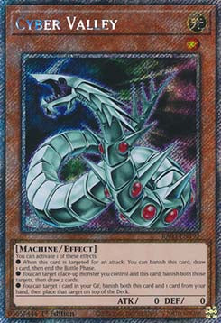 Cyber Valley (V.1 - Platinum Secret Rare)⁣ - Quarter Century Bonanza⁣ (Platinum Secret Rare)⁣ [192]