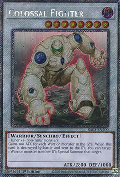 Colossal Fighter (V.1 - Platinum Secret Rare) - Quarter Century Bonanza (Platinum Secret Rare) [RA03-200]