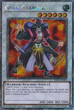 Goyo Guardian (V.1 - Platinum Secret Rare) - Quarter Century Bonanza (Platinum Secret Rare) [RA03-202]