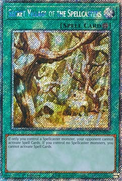 Secret Village of the Spellcasters (V.1 - Platinum Secret Rare)⁣ - Quarter Century Bonanza⁣ (Platinum Secret Rare)⁣ [209]