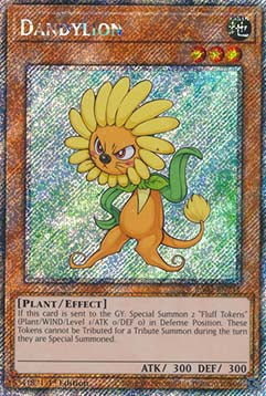 Dandylion (V.1 - Platinum Secret Rare)⁣ - Quarter Century Bonanza⁣ (Platinum Secret Rare)⁣ [211]