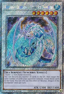 Brionac, Dragon of the Ice Barrier (V.1 - Platinum Secret Rare)⁣ - Quarter Century Bonanza⁣ (Platinum Secret Rare)⁣ [227]
