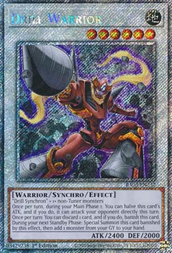 Drill Warrior (V.1 - Platinum Secret Rare)⁣ - Quarter Century Bonanza⁣ (Platinum Secret Rare)⁣ [232]