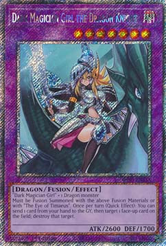 Dark Magician Girl the Dragon Knight (V.1 - Platinum Secret Rare) - Quarter Century Bonanza (Platinum Secret Rare) [RA03-258]