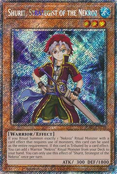 Shurit, Strategist of the Nekroz (V.1 - Platinum Secret Rare)⁣ - Quarter Century Bonanza⁣ (Platinum Secret Rare)⁣ [259]