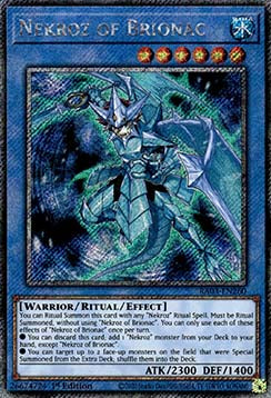 Nekroz of Brionac (V.1 - Platinum Secret Rare)⁣ - Quarter Century Bonanza⁣ (Platinum Secret Rare)⁣ [260]