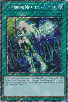Sky Striker Mobilize - Engage! (V.1 - Platinum Secret Rare)⁣ - Quarter Century Bonanza⁣ (Platinum Secret Rare)⁣ [269]
