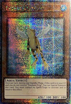 Treeborn Frog (V.2 - Quarter Century Secret Rare)⁣ - Quarter Century Bonanza⁣ (Quarter Century Secret Rare)⁣ [161]