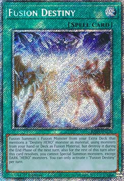 Fusion Destiny (V.1 - Platinum Secret Rare)⁣ - Quarter Century Bonanza⁣ (Platinum Secret Rare)⁣ [270]