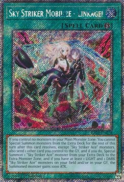 Sky Striker Mobilize - Linkage! (V.1 - Platinum Secret Rare)⁣ - Quarter Century Bonanza⁣ (Platinum Secret Rare)⁣ [274]