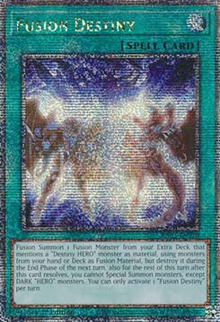 Fusion Destiny (V.2 - Quarter Century Secret Rare) - Quarter Century Bonanza (Quarter Century Secret Rare) [RA03-270]