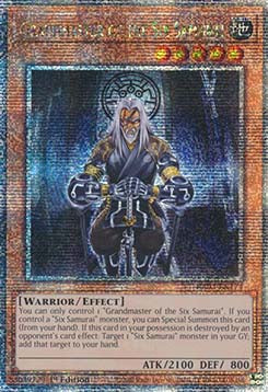 Grandmaster of the Six Samurai (V.2 - Quarter Century Secret Rare)⁣ - Quarter Century Bonanza⁣ (Quarter Century Secret Rare)⁣ [174]