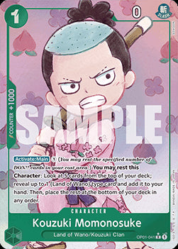 Kouzuki Momonosuke (OP01-041) (V.4) - The Best (Alternate Art) [PRB01-OP01-041]