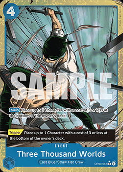 Three Thousand Worlds (OP03-057) (V.4)⁣ - The Best⁣ (Alternate Art)⁣ [OP03-057]