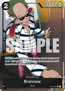Brannew (OP03-089) (V.3) - The Best (Rare) [PRB01-OP03-089]