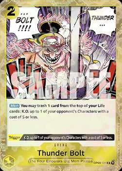 Thunder Bolt (OP03-121) (V.2)⁣ - The Best⁣ (Common)⁣ [OP03-121]