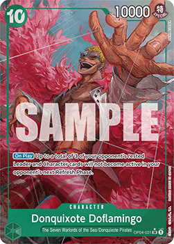 Donquixote Doflamingo (OP04-031) (V.2) - The Best (Alternate Art) [PRB01-OP04-031]
