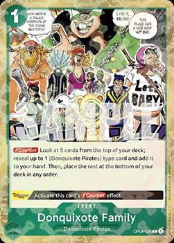 Donquixote Family (OP04-036) (V.2)⁣ - The Best⁣ (Common)⁣ [OP04-036]